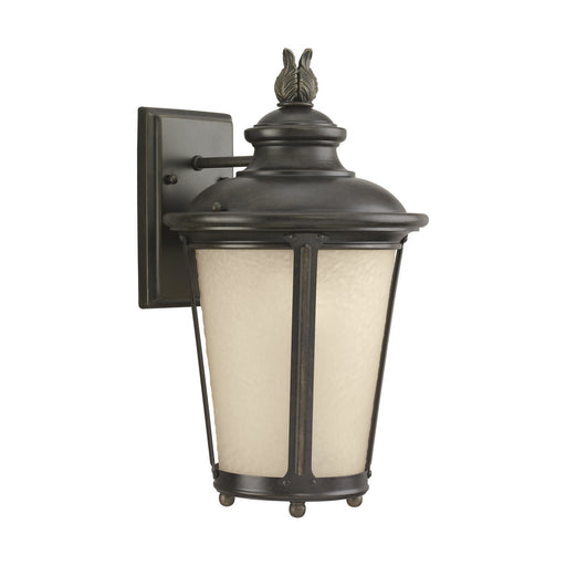 Cape May One Light Outdoor Wall Lantern in Burled Iron
