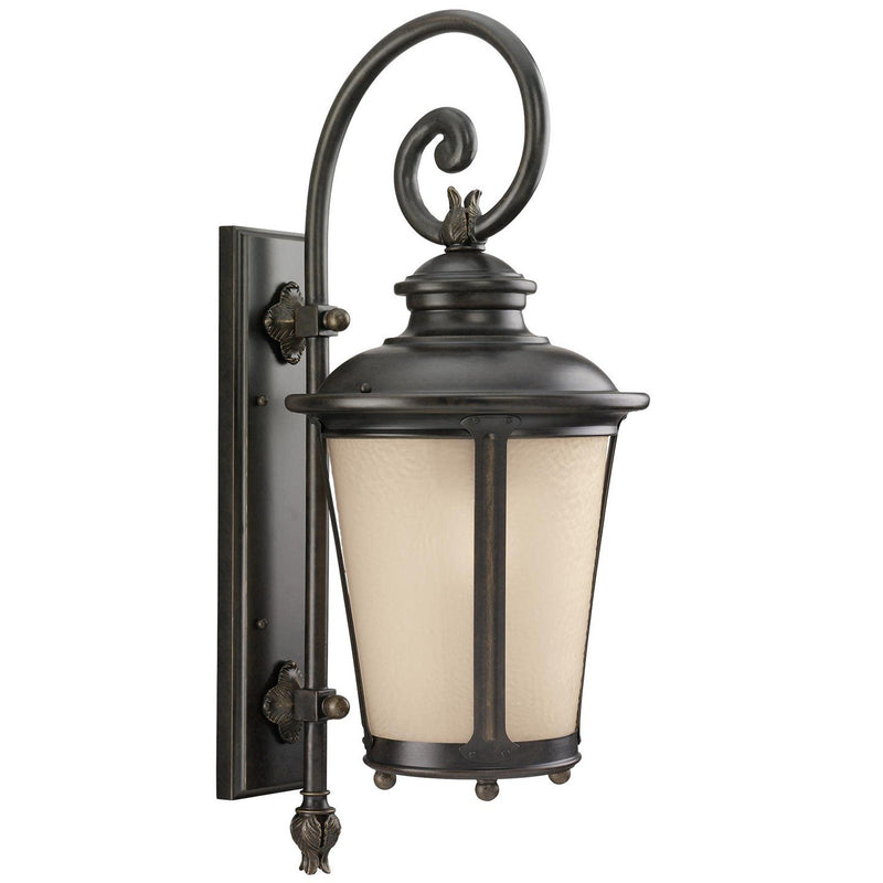 Cape May 26" Outdoor Wall Lantern in Burled Iron