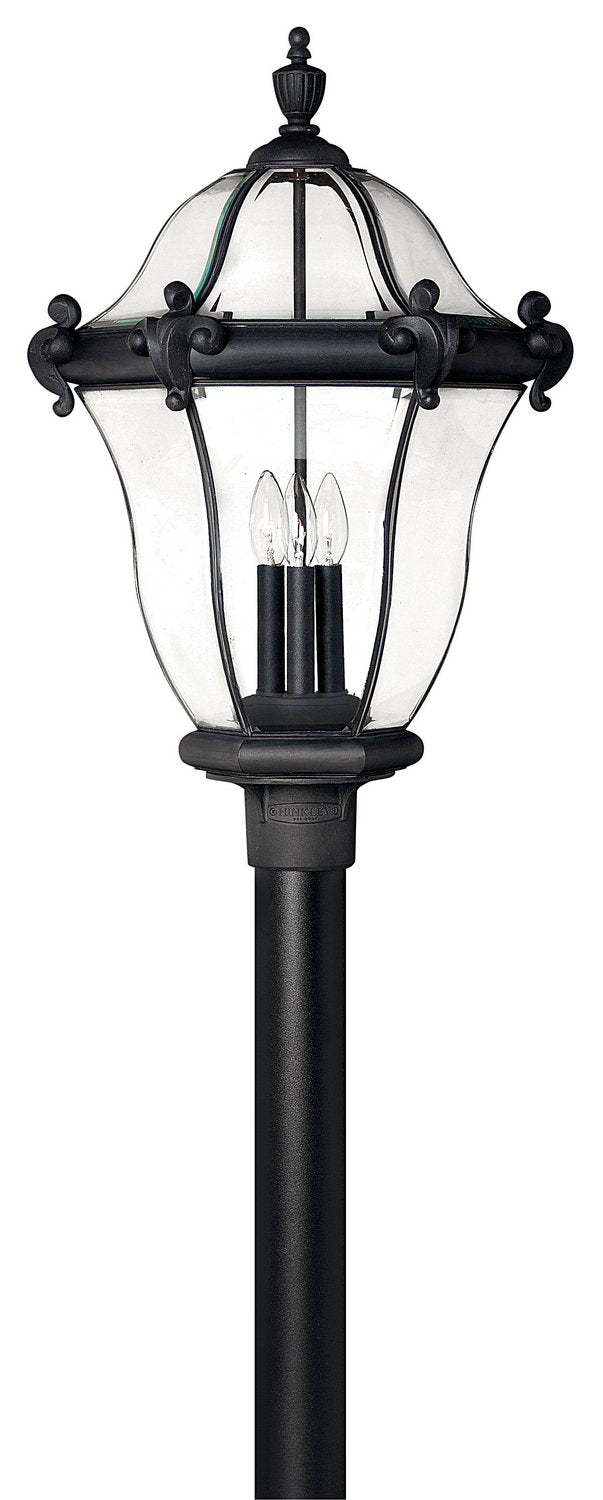 San Clemente Extra Large Outdoor Post Light in Museum Black