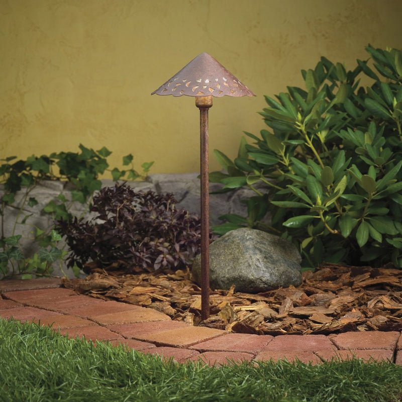 Lace Path Light in Textured Tannery Bronze