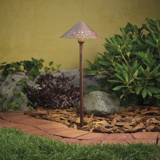 Lace Path Light in Textured Tannery Bronze