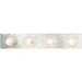 Broadway-Deluxe Four Light Bath Bracket in Polished Chrome