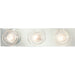 Broadway-Deluxe Three Light Bath Bracket in Polished Chrome