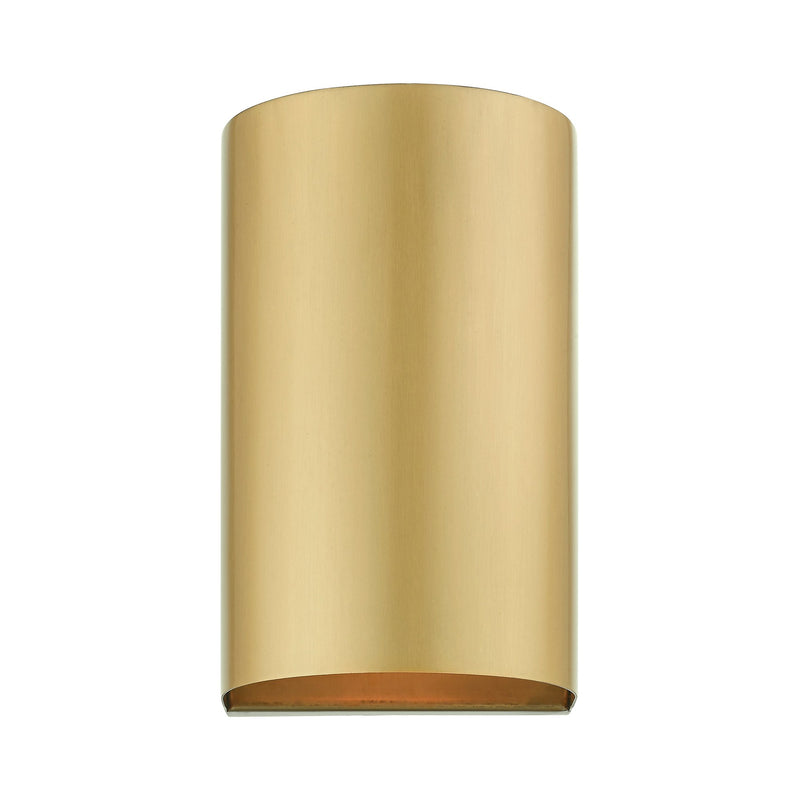 Bond Small Outdoor ADA Wall Sconce in Satin Gold