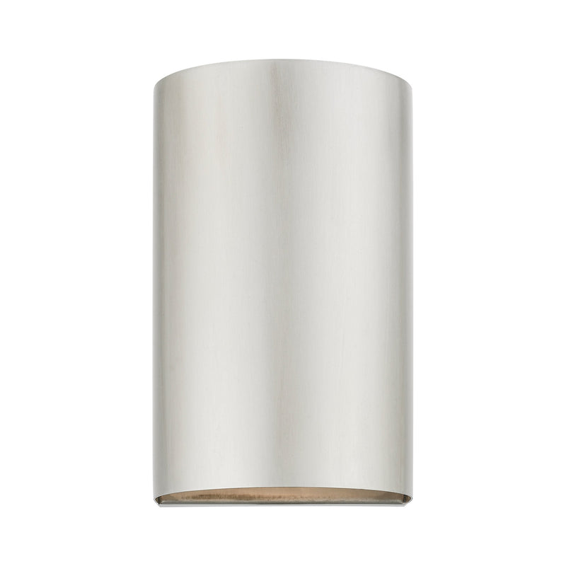 Bond Small Outdoor ADA Wall Sconce in Brushed Nickel