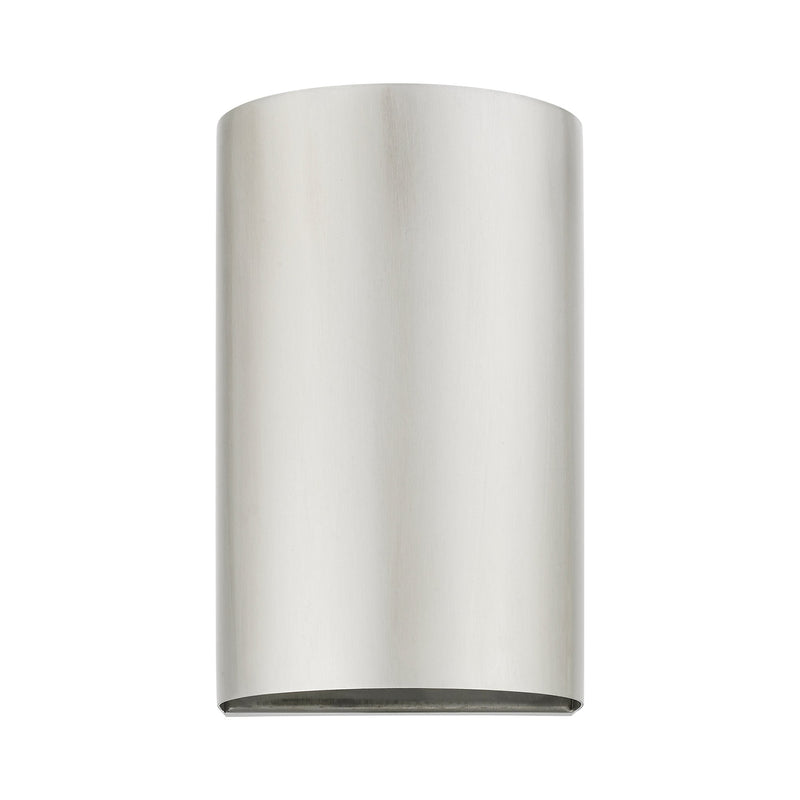 Bond Small Outdoor ADA Wall Sconce in Brushed Nickel