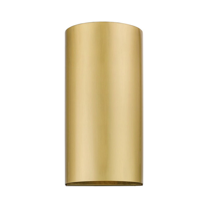 Bond Medium Outdoor ADA Wall Sconce in Satin Gold