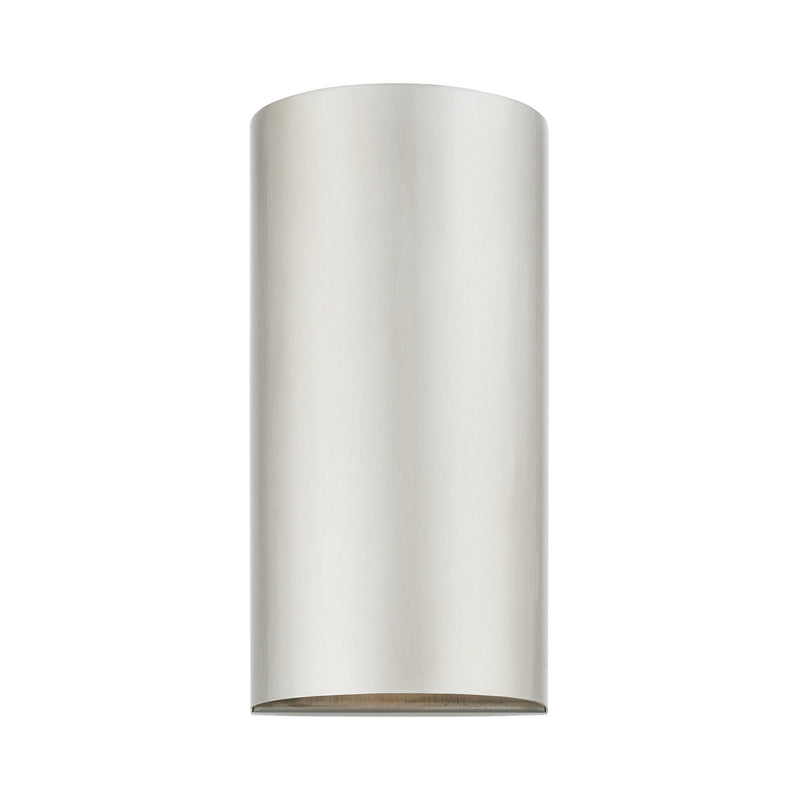 Bond Medium Outdoor ADA Wall Sconce in Brushed Nickel