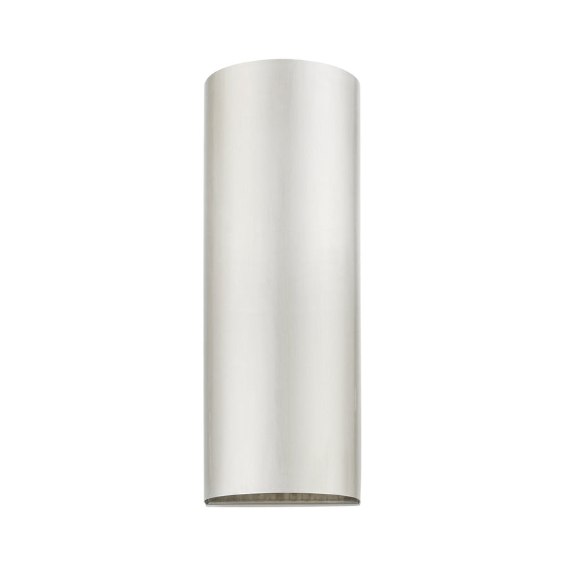 Bond Large Outdoor ADA Wall Sconce in Brushed Nickel