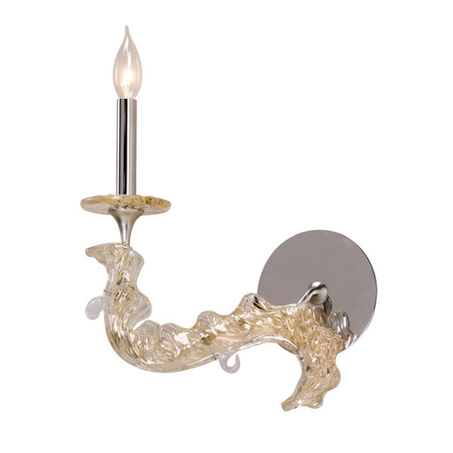 Cielo Wall Sconce in Silver Leaf