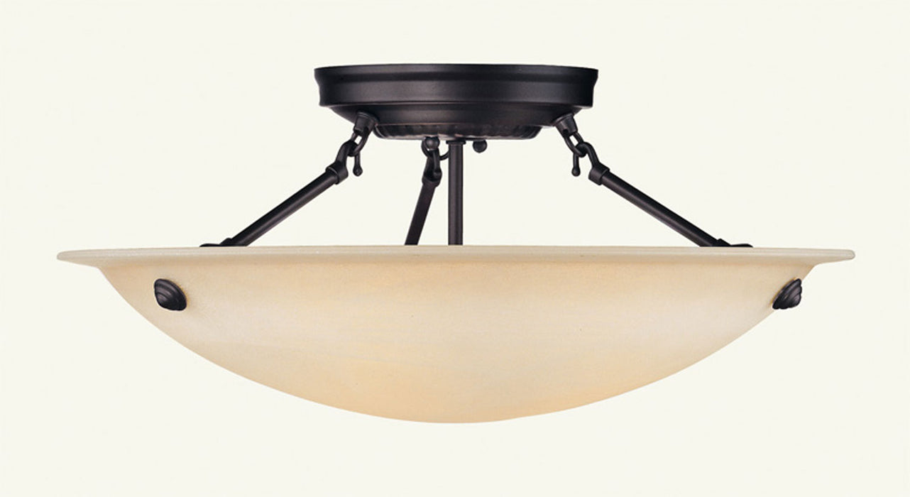 Oasis 3 Light Ceiling Mount in Bronze
