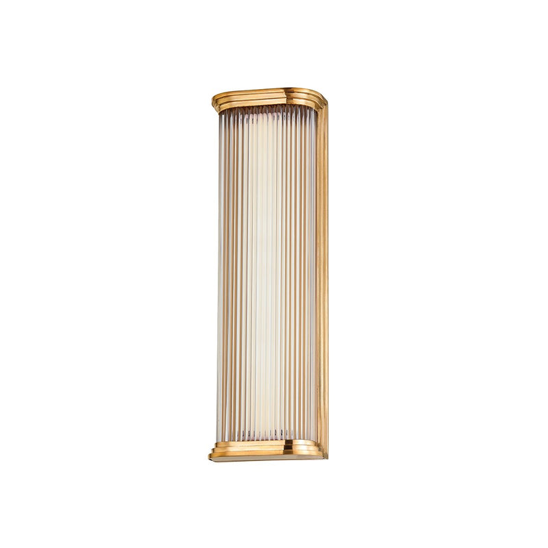 Newburgh Small Bath Sconce in Aged Brass