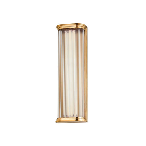 Newburgh Small Bath Sconce in Aged Brass
