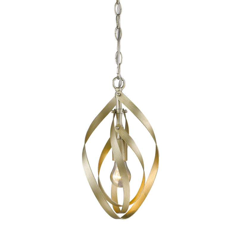 Nicolette Lantern Pendant in White Gold