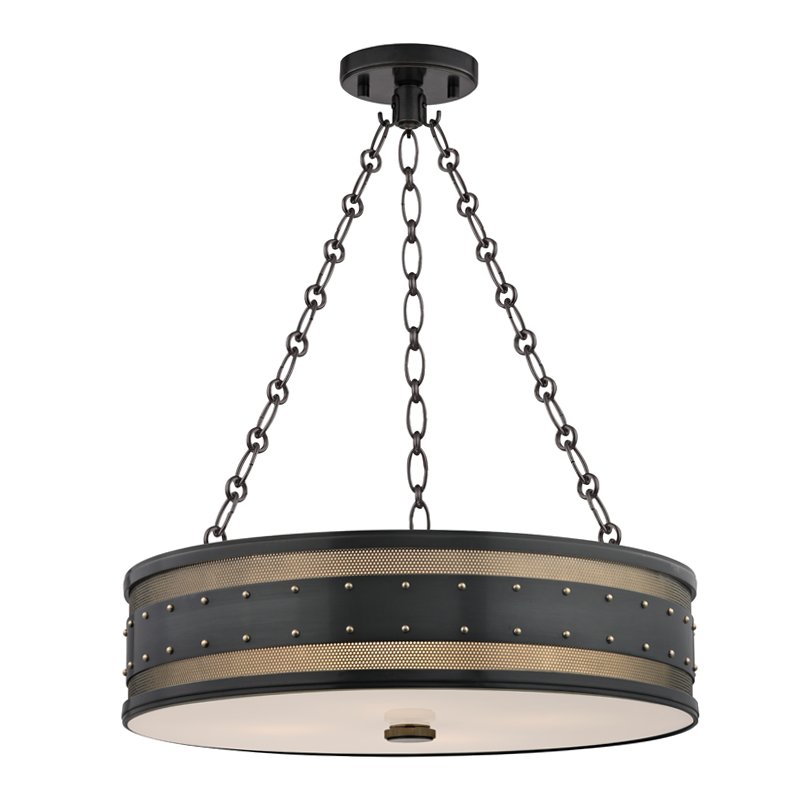 Gaines 4-Light Pendant in Aged Brass/old Bronze