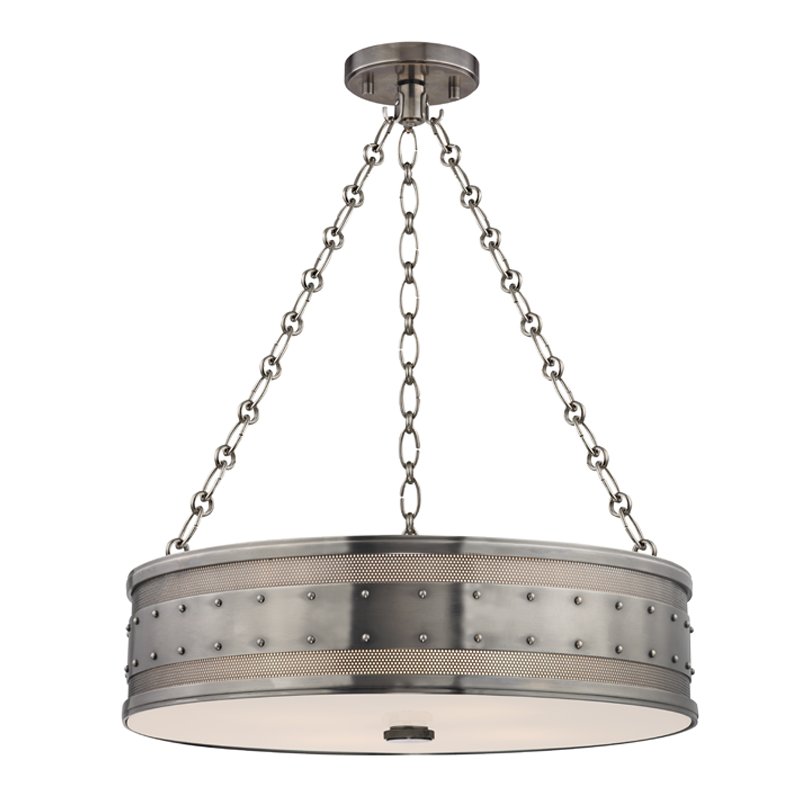 Gaines 4-Light Pendant in Historic Nickel