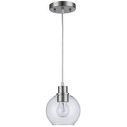 Grand 1-Light 7" Mini Pendant in Brushed Nickel