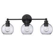Grand 3-Light 25.4" Vanity Light in Black