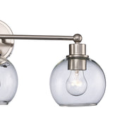 Grand 3-Light 25.4" Vanity Light in Brushed Nickel