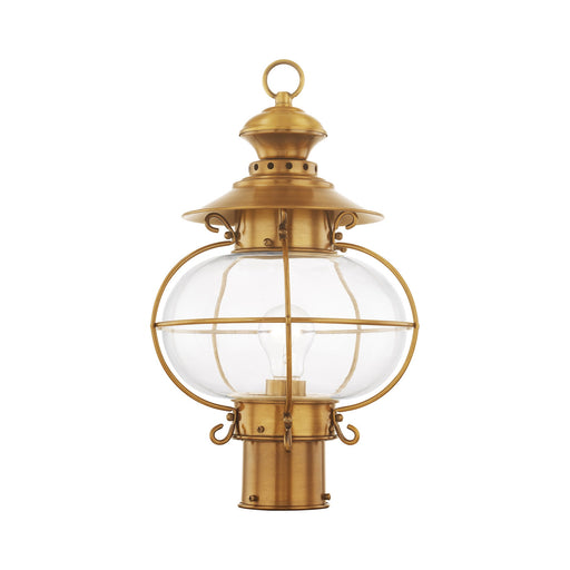 Harbor Medium Outdoor Post Light in Flemish Brass