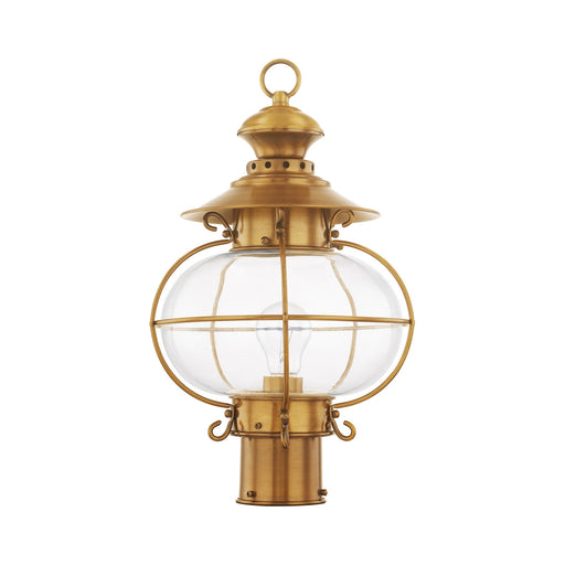 Harbor Medium Outdoor Post Light in Flemish Brass