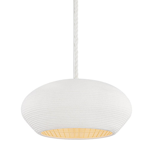 Ferndale Pendant in Gesso White