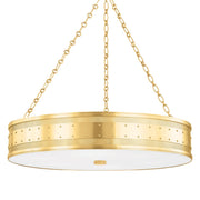 Gaines 6-Light Chandelier in Aged Brass