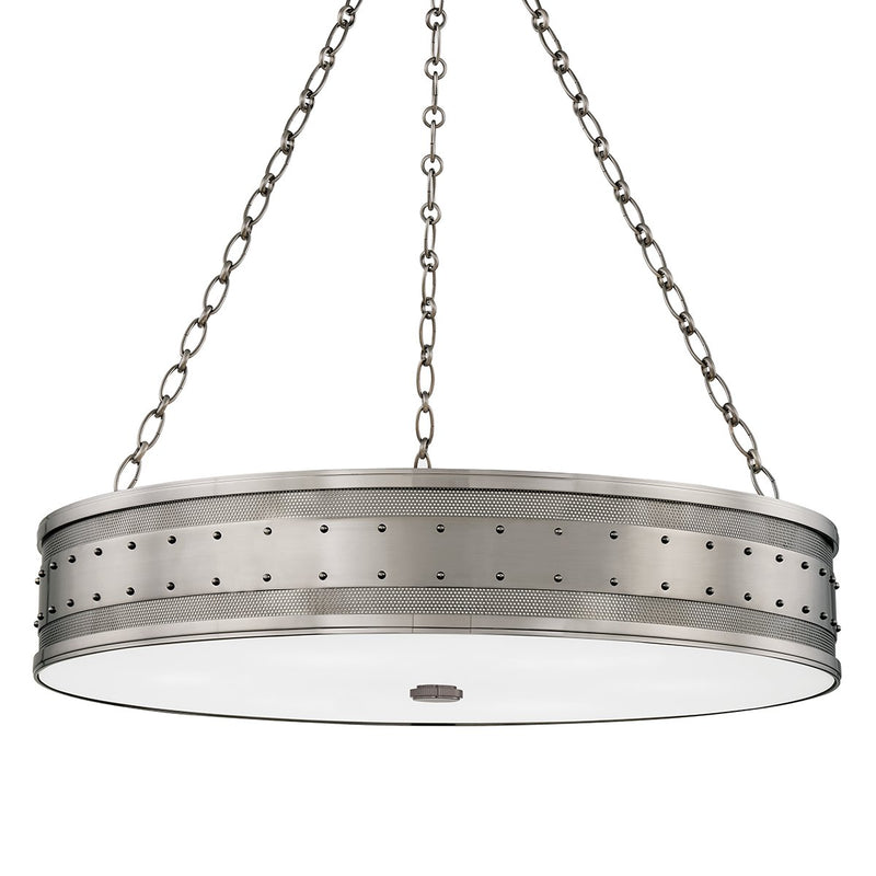 Gaines 6-Light Chandelier in Historic Nickel