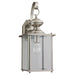 Jamestowne One Light Outdoor Wall Lantern in Antique Brushed Nickel