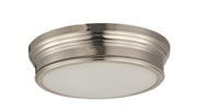 Fairmont 2 Light Flush Mount in Natural Aged Brass