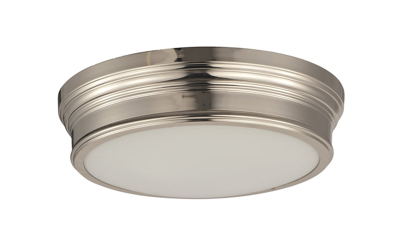 Fairmont 2 Light Flush Mount in Natural Aged Brass