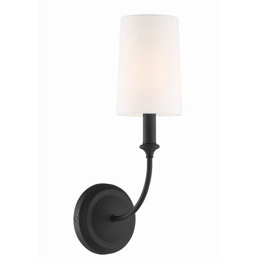 Sylvan 1 Light 4.75" Sconce in Black Forged