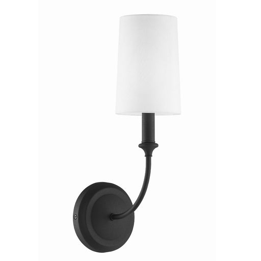 Sylvan 1 Light 4.75" Sconce in Black Forged