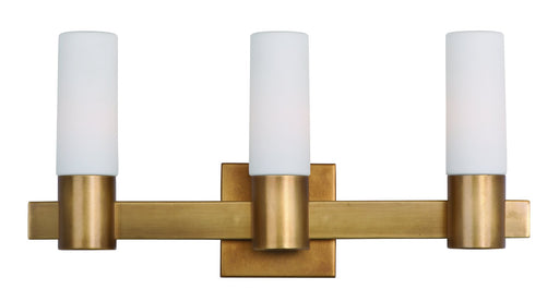 Contessa 3 Light Bath Vanity in Natural Aged Brass