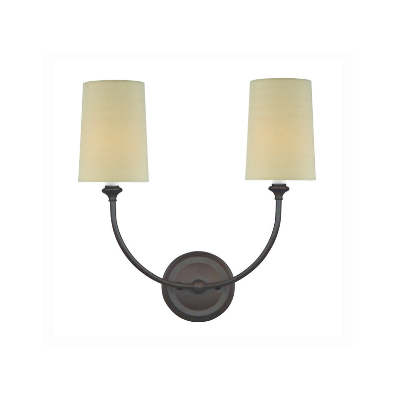 Sylvan 2 Light 15.5" Sconce in Dark Bronze