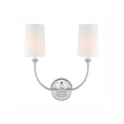 Sylvan 2 Light 15.5" Sconce in Polished Nickel