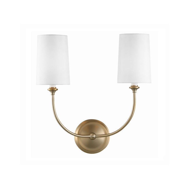 Sylvan 2 Light 15.5" Sconce in Vibrant Gold