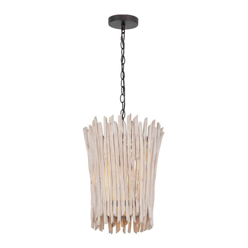 Baywood 1 Light Pendant in Textured Bronze