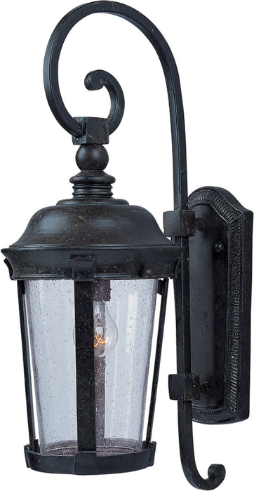 3023CDBZ - Dover Cast 1-Light Outdoor Wall Lantern in Bronze with Seedy Glass by Maxim Lighting