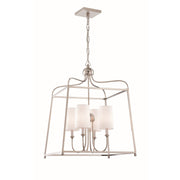 Sylvan 4 Light 21.5" Chandelier in Polished Nickel