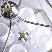 Sylvan 4 Light 21.5" Chandelier in Polished Nickel