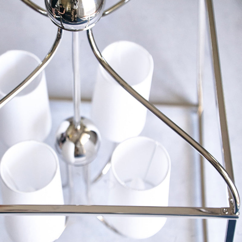 Sylvan 4 Light 21.5" Chandelier in Polished Nickel