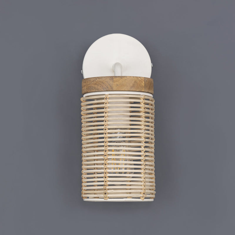 Vannerie 1 Light Wall Sconce in Ecru