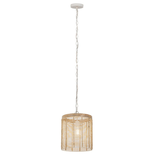 Vannerie 1 Light Mini Pendant in Ecru