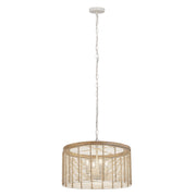 Vannerie 4 Light Pendant in Ecru