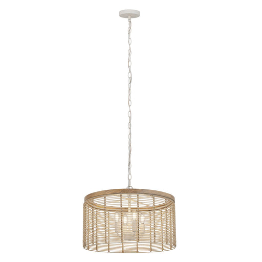 Vannerie 4 Light Pendant in Ecru