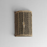 Cestino 1 Light Wall Sconce in Antique Bronze