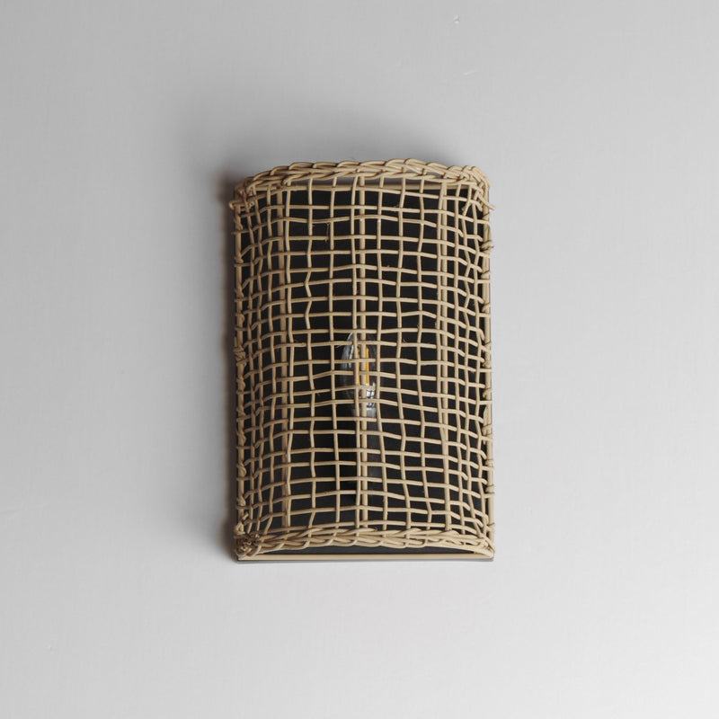 Cestino 1 Light Wall Sconce in Antique Bronze
