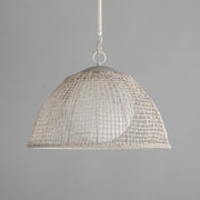 Cestino 1 Light Pendant in Weathered White