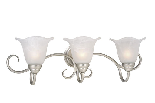 Bella 3-Light Vanity in Brushed Nickel